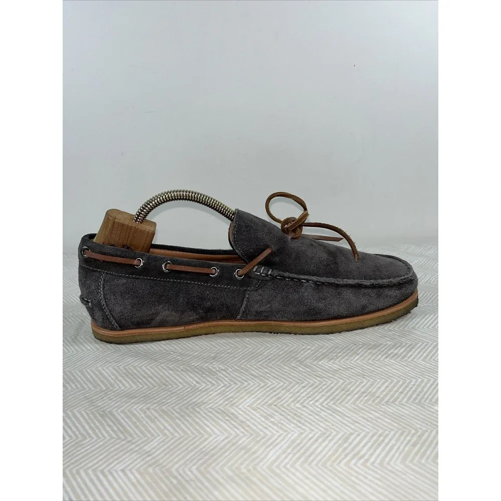 NEW REPUBLIC Flynn Boat Suede Casual Gray Shoe Size 11‎ Mocasines Comfort Style